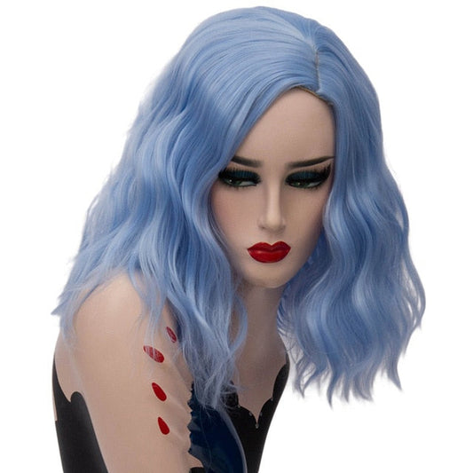 Peluca Queen Sadness (Azul claro)