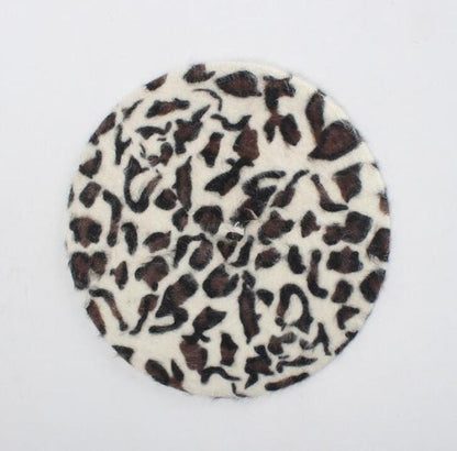 Boina Queen Leopard (Blanco)