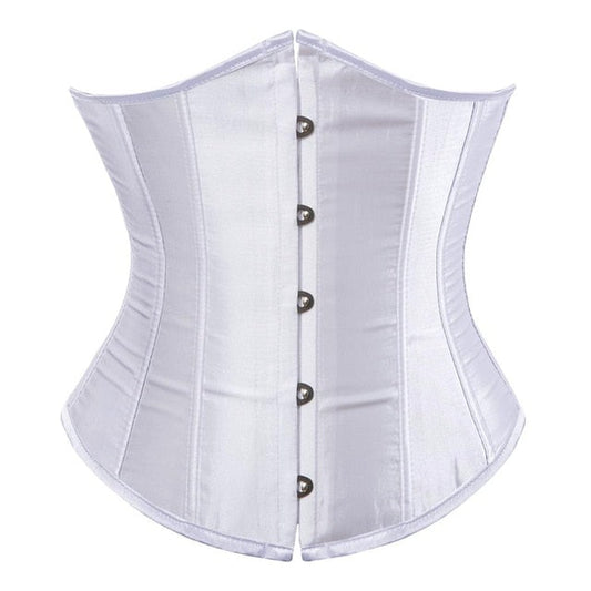 Corset Drag Satin (Blanco)