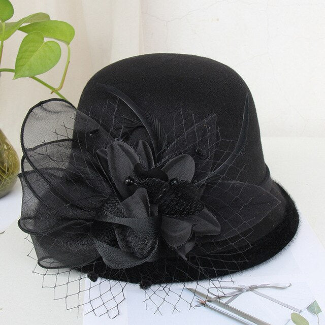 Sombrero Queen Orchya (Negro)