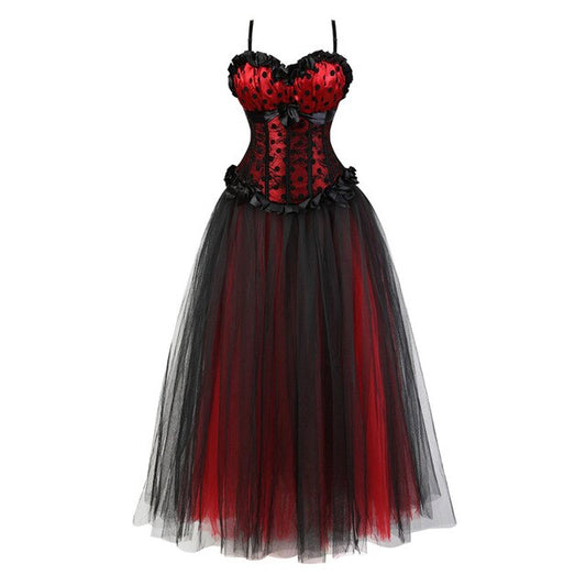 Vestido Corset Drag Ninette (Negro)