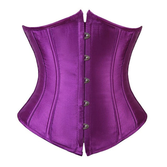 Corset Drag Satin (Púrpura)