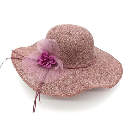 Sombrero Drag Linen (Púrpura)