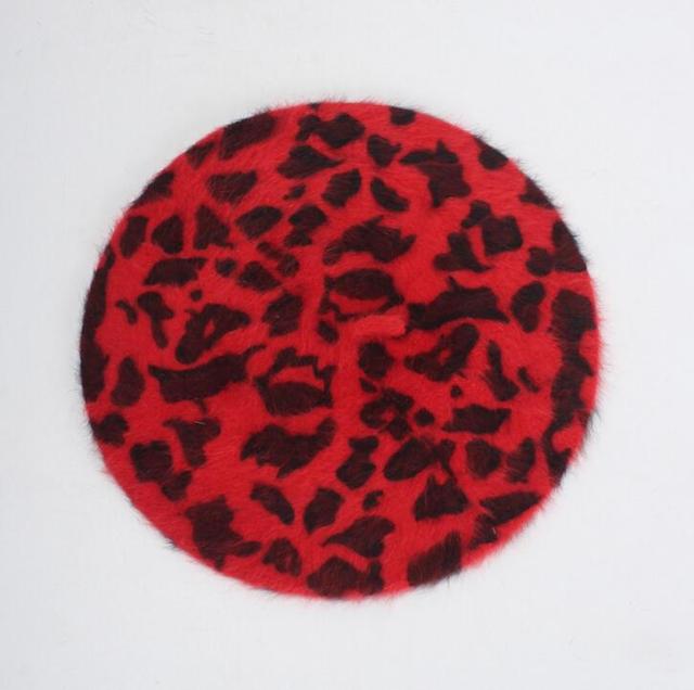 Boina Queen Leopard (Rojo)