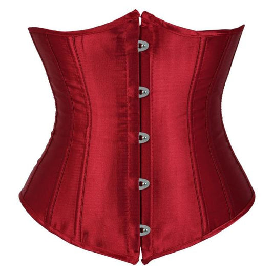 Corset Drag Satin (Rojo oscuro)