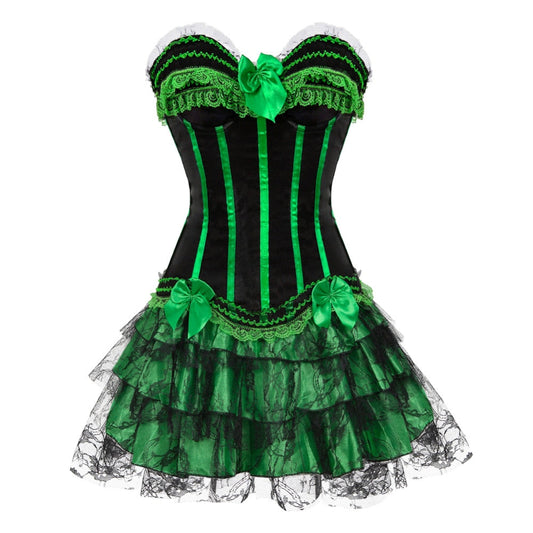 Vestido Corset Drag Michelle (Verde)